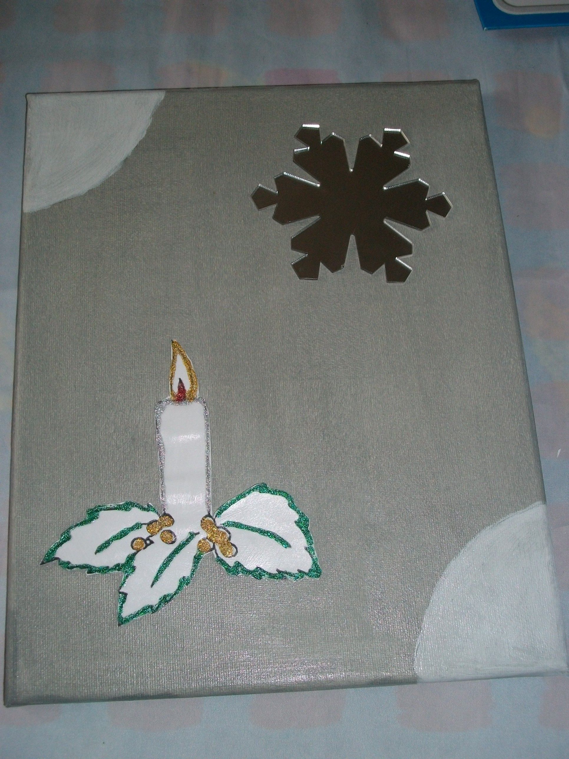 Ornements De Noël En Céramique Non Peints - Lot De 2 : Tableau Noir Et Livre Scolaire - Décoration Artisanale